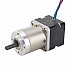 Nema14ステッピングモーターバイポーラL=28mm、ギア比19：1遊星ギアボックス付き