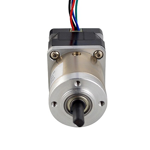 Nema 14 デュアル シャフト ステッピング モーター バイポーラ L=28mm、ギア比 19:1 遊星ギアボックス 9.5mm リア シャフト長 Nema 14 デュアル シャフト ステッピング モーター バイポーラ L=28mm、ギア比 19:1 遊星ギアボックス 9.5mm リア シャフト長