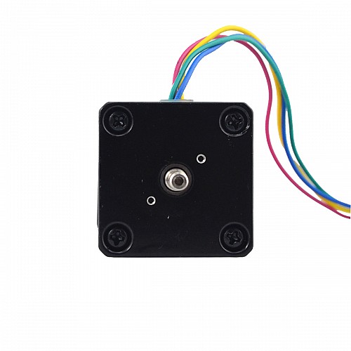 Nema14ステッパーL=34mm、リアシャフトとネジ穴とギア比51:1ギアボックス付き