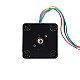 Nema14ステッパーL=34mm、リアシャフトとネジ穴とギア比51:1ギアボックス付き