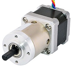 Nema 14 ステッピング モーター バイポーラ L=34mm ギア比 19:1 遊星ギアボックス