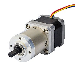Nema 14 ステッピング モーター バイポーラ L=34mm、ギア比 27:1 遊星ギアボックス