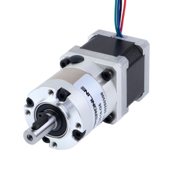 Nema 14 ステッピングモーター バイポーラ L=34mm 減速比5:1 EGシリーズプラネタリーギアボックス