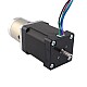 Nema14ステッパーL=52mm、リアシャフトとネジ穴とギア比14:1ギアボックス付き