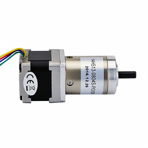 Nema 14 ステッピング モーター バイポーラ L=33mm ギア比 100:1 遊星ギアボックス
