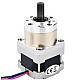 Nema 16 ステッピング モーター バイポーラ L=33mm ギア比 5:1 遊星ギアボックス Nema 16 ステッピング モーター バイポーラ L=33mm ギア比 5:1 遊星ギアボックス