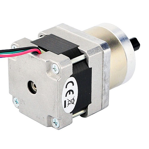 Nema 16 ステッピング モーター バイポーラ L=33mm ギア比 5:1 遊星ギアボックス Nema 16 ステッピング モーター バイポーラ L=33mm ギア比 5:1 遊星ギアボックス