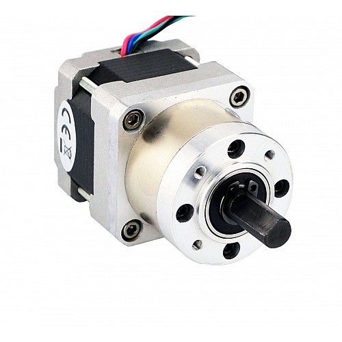 Nema 16 ステッピング モーター バイポーラ L=33mm ギア比 5:1 遊星ギアボックス Nema 16 ステッピング モーター バイポーラ L=33mm ギア比 5:1 遊星ギアボックス