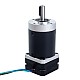 Nema 17 ステッピング モーター バイポーラ L=20.5mm、ギア比 100:1 遊星ギアボックス付き - 17HS08-1004S-HG100 | StepperOnline