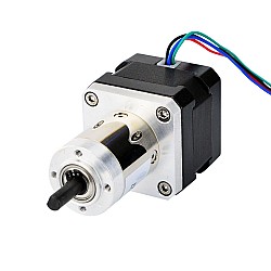 Nema 17 ステッパー バイポーラ L=34mm、ギア比 27:1 小型遊星ギアボックス
