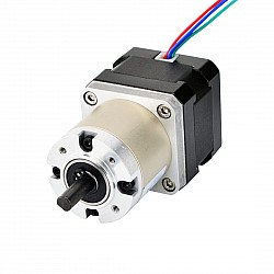 Nema 17 ステッピング モーター バイポーラ L=34mm、ギア比 27:1 遊星ギアボックス