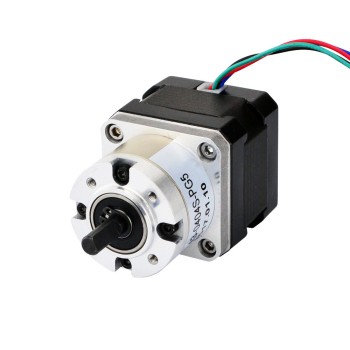 Nema 17 ステッピング モーター バイポーラ L=34mm ギア比 5:1 遊星ギアボックス