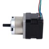 Nema 17 ステッピング モーター バイポーラ L=34mm ギア比 5:1 遊星ギアボックス 300mm ケーブル & コネクタ付き