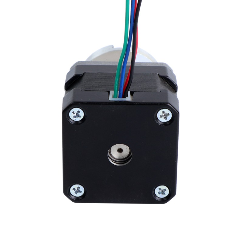 Nema 17 ステッピング モーター バイポーラ L=34mm ギア比 5:1 遊星ギアボックス 300mm ケーブル & コネクタ付き