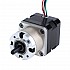 Nema 17 ステッピング モーター バイポーラ L=34mm ギア比 5:1 遊星ギアボックス 300mm ケーブル & コネクタ付き