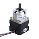 Nema 17 ステッピング モーター バイポーラ L=34mm ギア比 5:1 遊星ギアボックス 300mm ケーブル & コネクタ付き Nema 17 ステッピング モーター バイポーラ L=34mm ギア比 5:1 遊星ギアボックス 300mm ケーブル & コネクタ付き