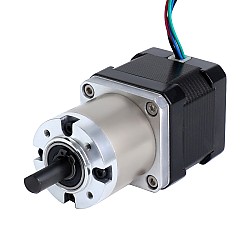 Nema17ステッピングモーターバイポーラL=39mm、ギア比19:1遊星ギアボックス付き