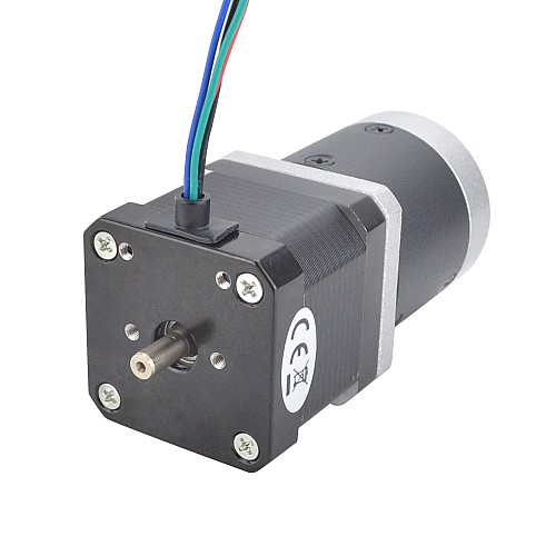Nema 17 デュアル シャフト ステッピング モーター L=39mm ギア比 50:1 高精度遊星ギアボックス 9.5mm リア シャフト長 Nema 17 デュアル シャフト ステッピング モーター L=39mm ギア比 50:1 高精度遊星ギアボックス 9.5mm リア シャフト長