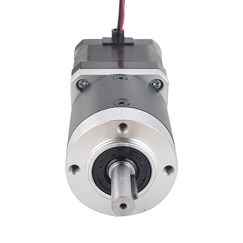 Nema 17 デュアル シャフト ステッピング モーター L=39mm ギア比 50:1 高精度遊星ギアボックス 9.5mm リア シャフト長 Nema 17 デュアル シャフト ステッピング モーター L=39mm ギア比 50:1 高精度遊星ギアボックス 9.5mm リア シャフト長