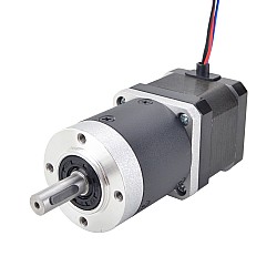 Nema 17 デュアル シャフト ステッピング モーター L=39mm ギア比 50:1 高精度遊星ギアボックス 9.5mm リア シャフト長