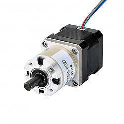Nema 17 ステッピング モーター バイポーラ L=40mm、ギア比 27:1 遊星ギアボックス