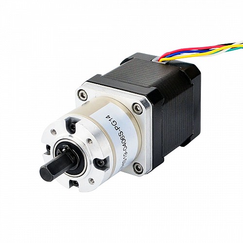 Nema 17 ステッピング モーター ユニポーラ L=48mm ギア比 14:1 遊星ギアボックス Nema 17 ステッピング モーター ユニポーラ L=48mm ギア比 14:1 遊星ギアボックス