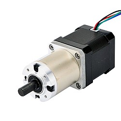 Nema 17 ステッピング モーター バイポーラ L=48mm ギア比 100:1 遊星ギアボックス