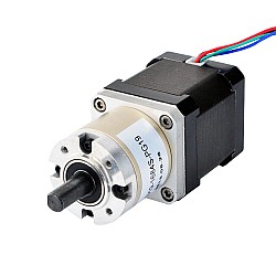 Nema 17 ステッピング モーター バイポーラ L=48mm、ギア比 19:1 遊星ギアボックス