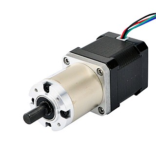 Nema 17 ステッピング モーター バイポーラ L=48mm、ギア比 51:1 遊星