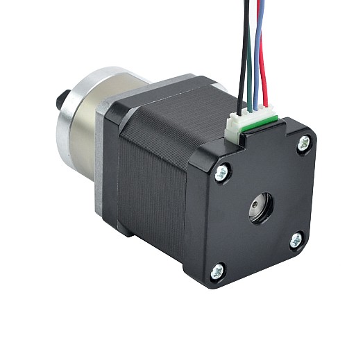 Nema 17 ステッピング モーター バイポーラ L=48mm、ギア比 5:1 遊星ギアボックス付き 1850mm ケーブル長
