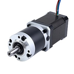 Nema 17 ステッピングモーター バイポーラ L=60mm w/ 減速比 100:1 MG シリーズプラネタリーギアボックス
