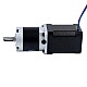 Nema 17 ステッピングモーター バイポーラ L=60mm w/ 減速比 100:1 MG シリーズプラネタリーギアボックス - 17HS24-2104S-MG100 | StepperOnline