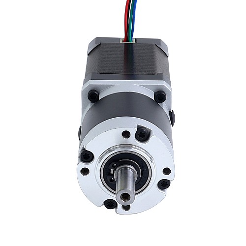 Nema 17 ステッピングモーター バイポーラ L=60mm w/ 減速比 100:1 MG シリーズプラネタリーギアボックス - 17HS24-2104S-MG100 | StepperOnline