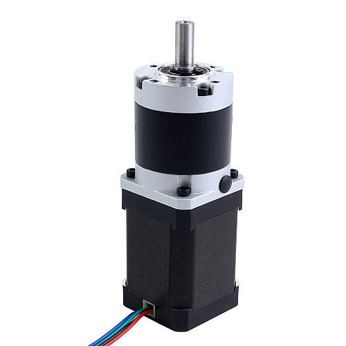 Nema 17 ステッピングモーター バイポーラ L=60mm w/ 減速比 100:1 MG シリーズプラネタリーギアボックス - 17HS24-2104S-MG100 | StepperOnline