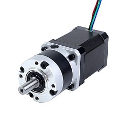Nema 17 ステッピングモーター バイポーラ L=60mm w/ 減速比 5:1 MG シリーズプラネタリーギアボックス