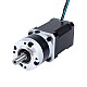 Nema 17 ステッピングモーター バイポーラ L=60mm w/ 減速比 5:1 MG シリーズプラネタリーギアボックス - 17HS24-2104S-MG5 | StepperOnline