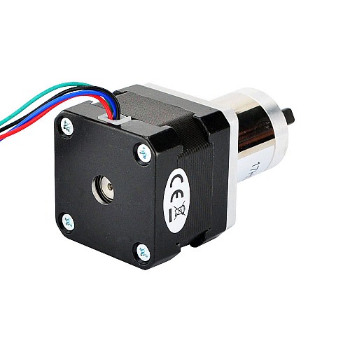 Nema 17 ステッパー バイポーラ L=33mm、ギア比 27:1 小型遊星ギアボックス Nema 17 ステッパー バイポーラ L=33mm、ギア比 27:1 小型遊星ギアボックス