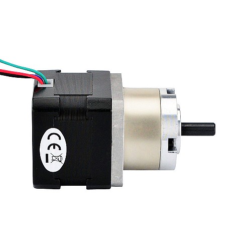 Nema 17 ステッピング モーター バイポーラ L=33mm ギア比 5:1 遊星ギアボックス