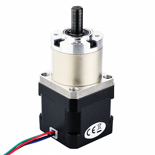 Nema 17 ステッピング モーター バイポーラ L=40mm、ギア比 27:1 遊星ギアボックス Nema 17 ステッピング モーター バイポーラ L=40mm、ギア比 27:1 遊星ギアボックス