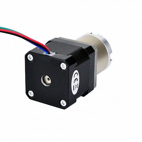 Nema 17 ステッピング モーター バイポーラ L=40mm、ギア比 27:1 遊星ギアボックス Nema 17 ステッピング モーター バイポーラ L=40mm、ギア比 27:1 遊星ギアボックス