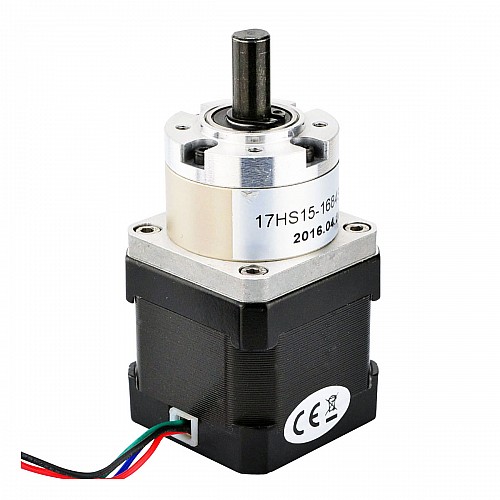 Nema 17 ステッピング モーター バイポーラ L=38mm ギア比 5:1 遊星ギアボックス
