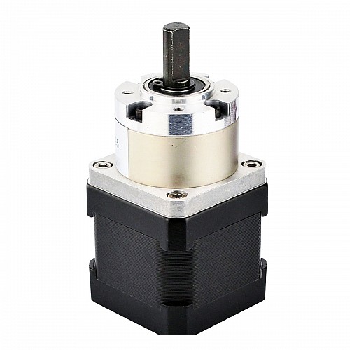 Nema 17 ステッピング モーター バイポーラ L=38mm ギア比 5:1 遊星ギアボックス