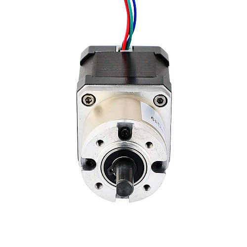 Nema 17 ステッピング モーター バイポーラ L=48mm、ギア比 19:1 遊星ギアボックス
