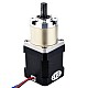 Nema 17 ステッピング モーター バイポーラ L=48mm、ギア比 19:1 遊星ギアボックス