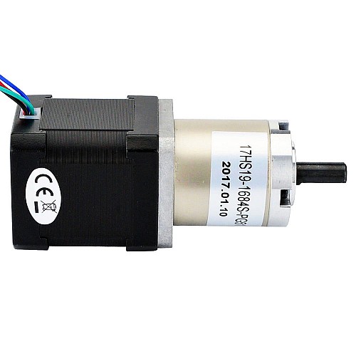 Nema 17 ステッピング モーター バイポーラ L=48mm、ギア比 51:1 遊星ギアボックス Nema 17 ステッピング モーター バイポーラ L=48mm、ギア比 51:1 遊星ギアボックス