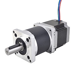Nema 23 デュアル シャフト ステッピング モーター L=55mm ギア比 50:1 高精度遊星ギアボックス 9.5mm リア シャフト長