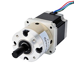 Nema 23 ステッピング モーター バイポーラ L=56mm ギア比 4:1 遊星ギアボックス