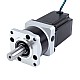 Nema 23 ステッピング モーター L=76.5mm ギア比 4:1 MG シリーズ 遊星ギアボックス - 23HS30-2904S-MG4 | StepperOnline