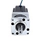 Nema 23 ステッピング モーター L=76.5mm ギア比 4:1 MG シリーズ 遊星ギアボックス - 23HS30-2904S-MG4 | StepperOnline