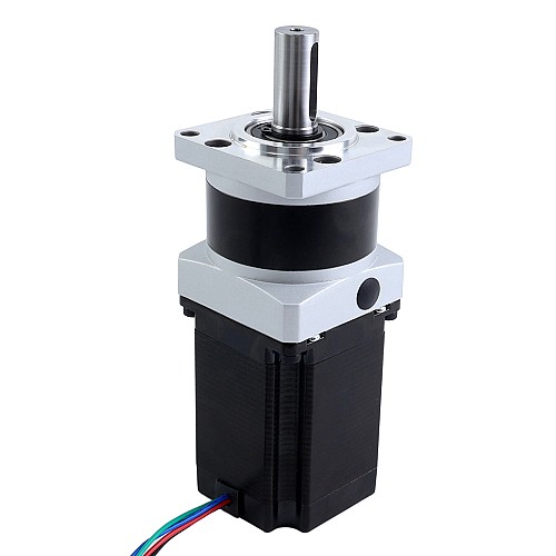 Nema 23 ステッピング モーター L=76.5mm ギア比 4:1 MG シリーズ 遊星ギアボックス - 23HS30-2904S-MG4 | StepperOnline